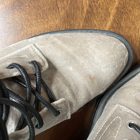 Rare Dolce Vita velvet combat boots - Picture 7 of 14